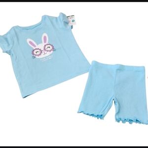 Garanimals Blue Bunny Kids Short Set